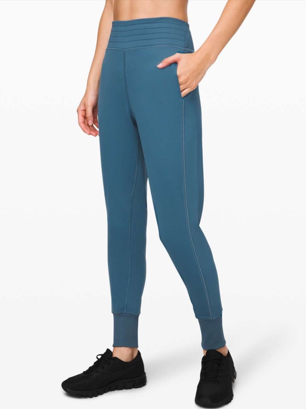 Lululemon Athletica Flurry Up High Rise Jogger Petrol Blue Size 12